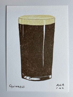 Anastasia Inciardi Guinness Mini Print